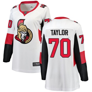 Women's Daniel Taylor Ottawa Senators Breakaway Away Jersey - White