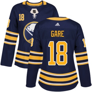 Women's Danny Gare Buffalo Sabres Authentic Home Jersey - Navy Blue