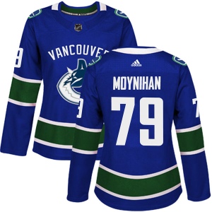 Women's Danny Moynihan Vancouver Canucks Authentic Home Jersey - Blue