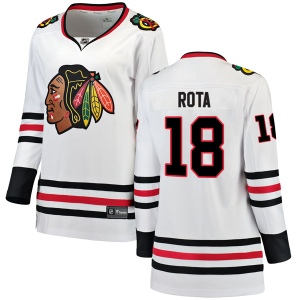 Women's Darcy Rota Chicago Blackhawks Breakaway Away Jersey - White