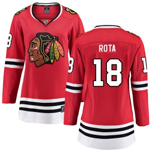 Women's Darcy Rota Chicago Blackhawks Breakaway Home Jersey - Red