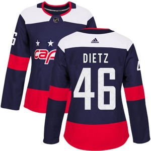 Women's Darren Dietz Washington Capitals Authentic 2018 Stadium Series Jersey - Navy Blue