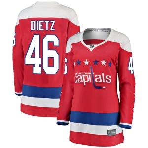 Women's Darren Dietz Washington Capitals Breakaway Alternate Jersey - Red