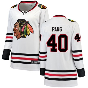 Women's Darren Pang Chicago Blackhawks Breakaway Away Jersey - White