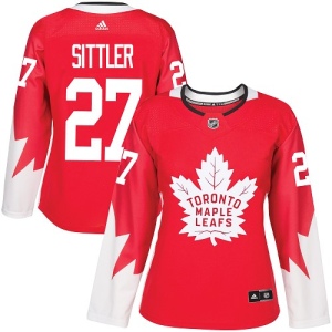 Women's Darryl Sittler Toronto Maple Leafs Authentic Alternate Jersey - Red