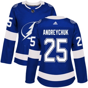 Women's Dave Andreychuk Tampa Bay Lightning Authentic Home Jersey - Blue