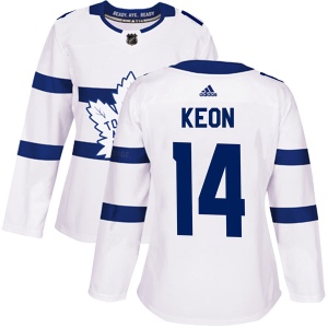 Women's Dave Keon Toronto Maple Leafs Authentic 2018 Stadium Series Jersey - White