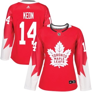 Women's Dave Keon Toronto Maple Leafs Authentic Alternate Jersey - Red