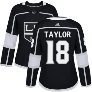 Women's Dave Taylor Los Angeles Kings Authentic Home Jersey - Black