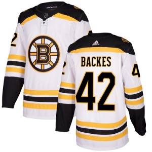 Women's David Backes Boston Bruins Authentic Away Jersey - White