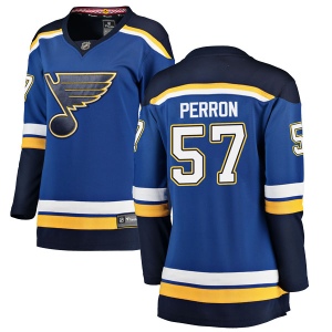 Women's David Perron St. Louis Blues Breakaway Home Jersey - Blue