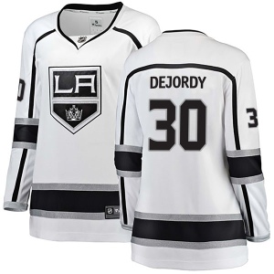 Women's Denis Dejordy Los Angeles Kings Breakaway Away Jersey - White