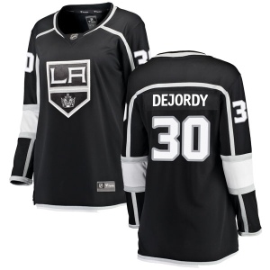 Women's Denis Dejordy Los Angeles Kings Breakaway Home Jersey - Black