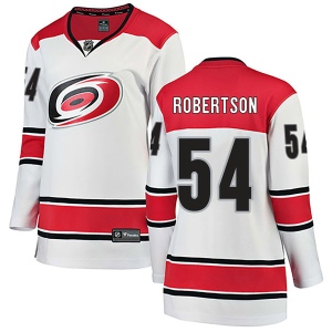 Women's Dennis Robertson Carolina Hurricanes Breakaway Away Jersey - White