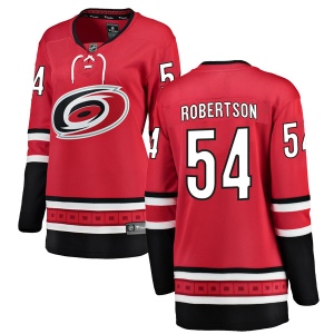 Women's Dennis Robertson Carolina Hurricanes Breakaway Home Jersey - Red