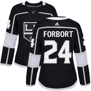 Women's Derek Forbort Los Angeles Kings Authentic Home Jersey - Black