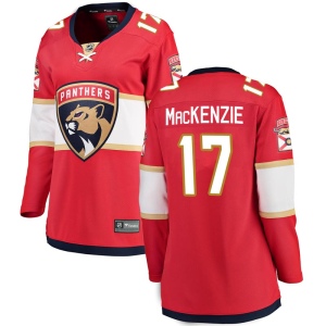 Women's Derek Mackenzie Florida Panthers Breakaway Home Jersey - Red