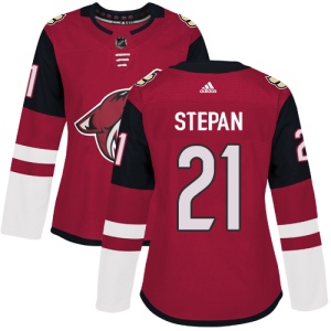 Women's Derek Stepan Arizona Coyotes Authentic Burgundy Home Jersey - Red