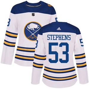 Women's Devante Stephens Buffalo Sabres Authentic 2018 Winter Classic Jersey - White