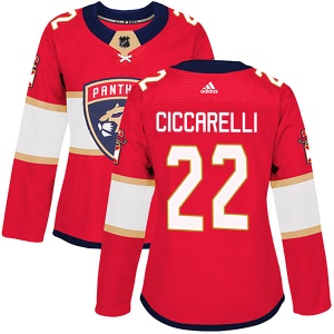 Women's Dino Ciccarelli Florida Panthers Authentic Home Jersey - Red