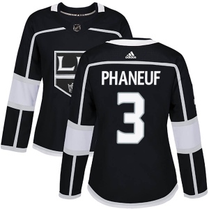 Women's Dion Phaneuf Los Angeles Kings Authentic Home Jersey - Black