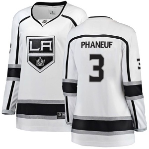 Women's Dion Phaneuf Los Angeles Kings Breakaway Away Jersey - White