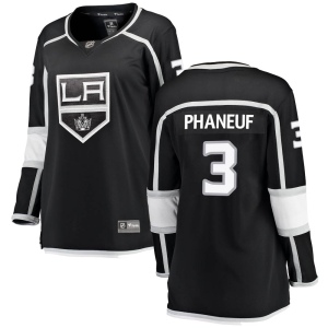 Women's Dion Phaneuf Los Angeles Kings Breakaway Home Jersey - Black