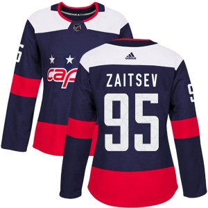 Women's Dmitriy Zaitsev Washington Capitals Authentic 2018 Stadium Series Jersey - Navy Blue