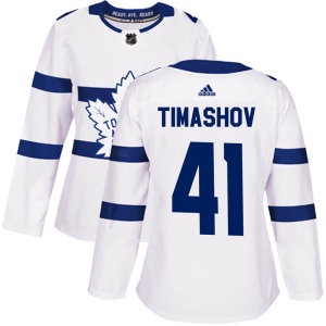 Women's Dmytro Timashov Toronto Maple Leafs Authentic 2018 Stadium Series Jersey - White