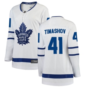 Women's Dmytro Timashov Toronto Maple Leafs Breakaway Away Jersey - White