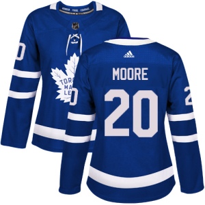 Women's Dominic Moore Toronto Maple Leafs Authentic Home Jersey - Royal Blue