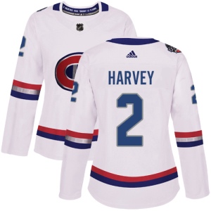 Women's Doug Harvey Montreal Canadiens Authentic 2017 100 Classic Jersey - White