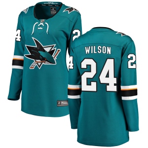 Women's Doug Wilson San Jose Sharks Breakaway Home Jersey - Teal