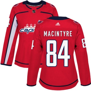 Women's Drew MacIntyre Washington Capitals Authentic Home Jersey - Red