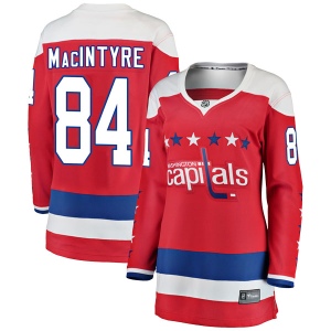 Women's Drew MacIntyre Washington Capitals Breakaway Alternate Jersey - Red