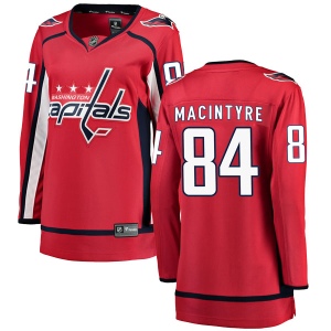 Women's Drew MacIntyre Washington Capitals Breakaway Home Jersey - Red