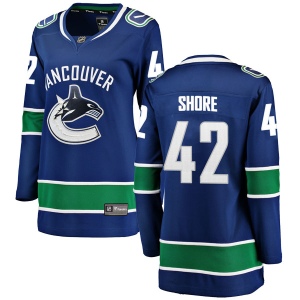 Women's Drew Shore Vancouver Canucks Breakaway Home Jersey - Blue