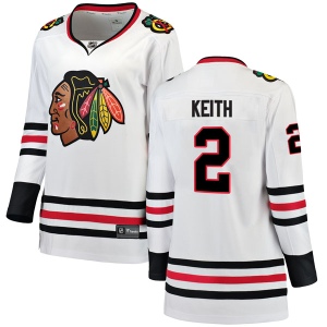 Women's Duncan Keith Chicago Blackhawks Breakaway Away Jersey - White