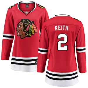 Women's Duncan Keith Chicago Blackhawks Home Breakaway Jersey - Red