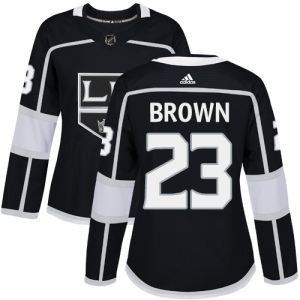 Women's Dustin Brown Los Angeles Kings Authentic Home Jersey - Black