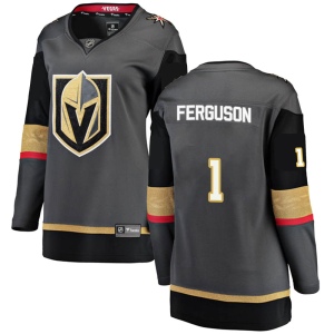 Women's Dylan Ferguson Vegas Golden Knights Breakaway Black Home Jersey - Gold