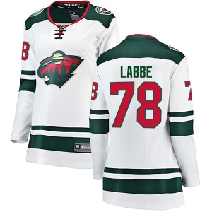 Women's Dylan Labbe Minnesota Wild Breakaway Away Jersey - White