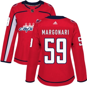 Women's Dylan Margonari Washington Capitals Authentic Home Jersey - Red