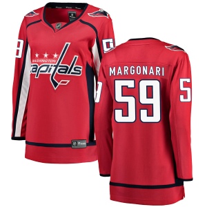 Women's Dylan Margonari Washington Capitals Breakaway Home Jersey - Red