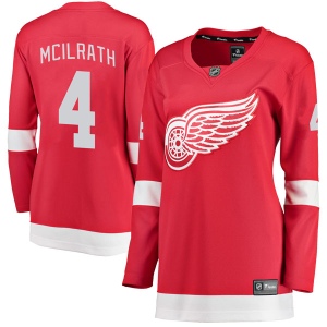 Women's Dylan McIlrath Detroit Red Wings Breakaway Home Jersey - Red