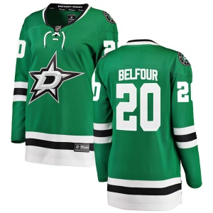 Women's Ed Belfour Dallas Stars Breakaway Home Jersey - Green