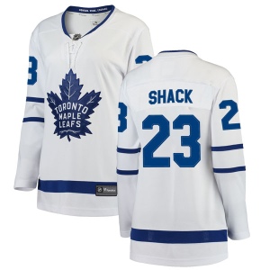 Women's Eddie Shack Toronto Maple Leafs Breakaway Away Jersey - White