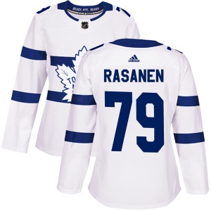 Women's Eemeli Rasanen Toronto Maple Leafs Authentic 2018 Stadium Series Jersey - White