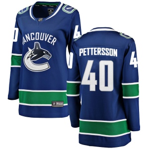 Women's Elias Pettersson Vancouver Canucks Breakaway Home Jersey - Blue