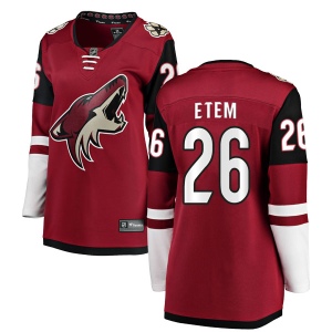 Women's Emerson Etem Arizona Coyotes Authentic Home Jersey - Red